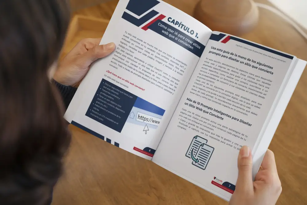 Página del ebook Estrategias de ChatGPT con prompts de remarketing para empresas de seguridad.