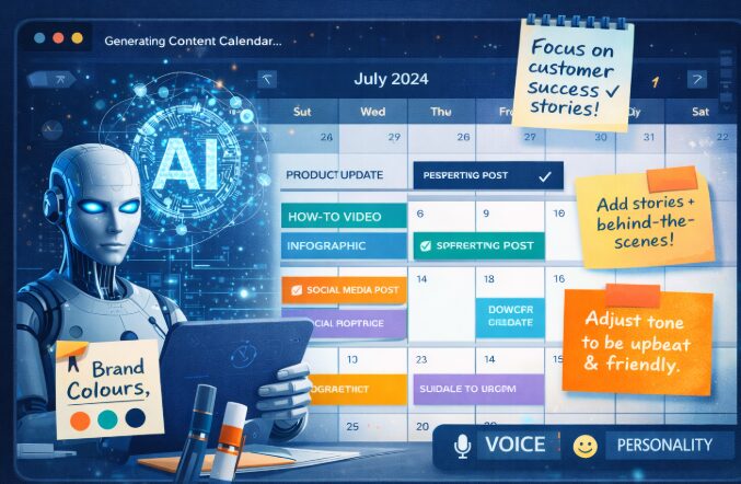 Crea tu calendario de contenido de redes sociales para este 2026 con IA