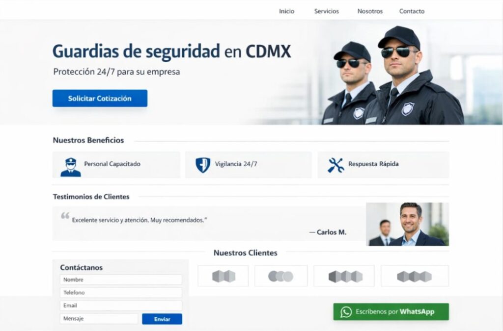 Por qué tu empresa de seguridad privada no genera suficientes contratos (y cómo solucionarlo)