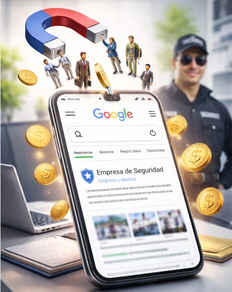 Cuántos clientes podrías conseguir cada mes para tu empresa de seguridad si aparecieras en Google