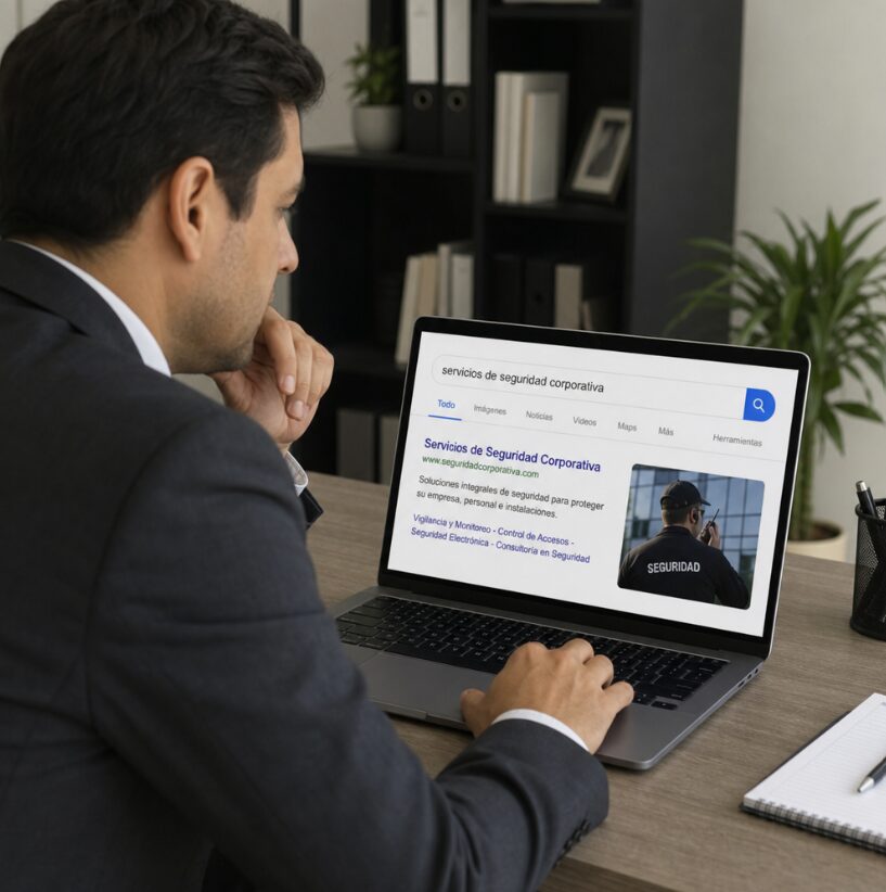 ¿Quién está encontrando tu empresa cuando buscan seguridad privada en internet?