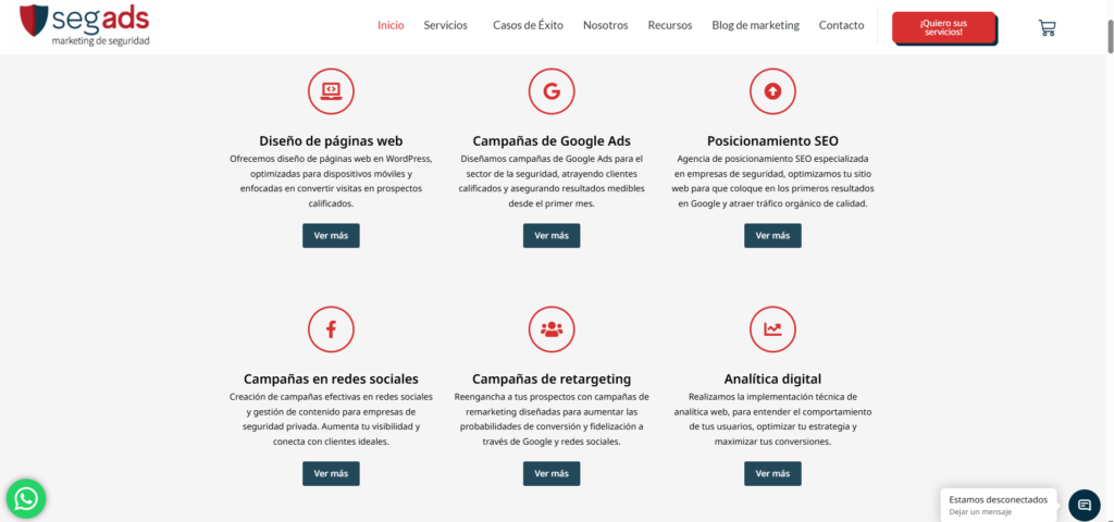 Publicidad para empresas de seguridad